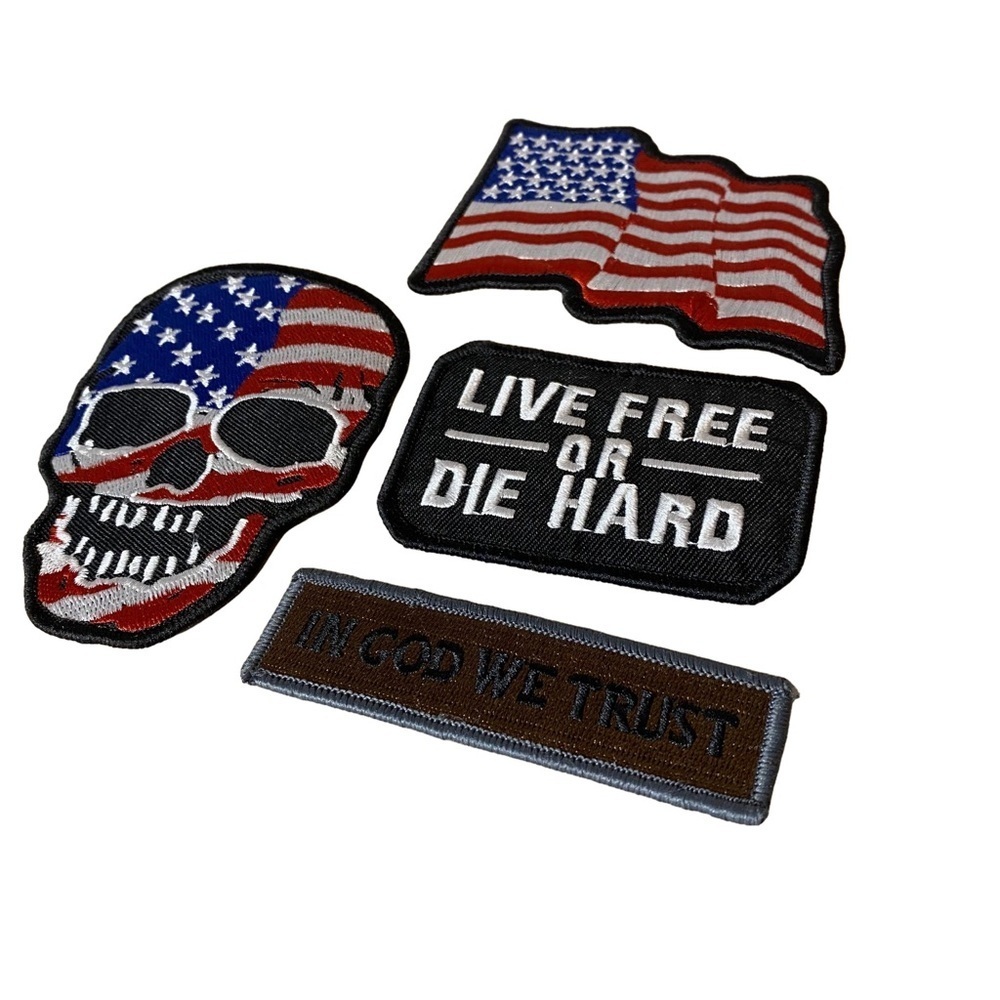 USA Patriot Patches Lot of 4